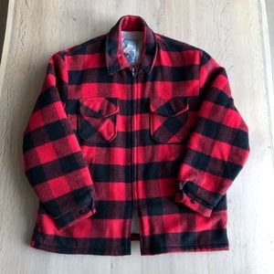 VTG Canyon Guide Flannel Shirt Jacket Sherpa XL